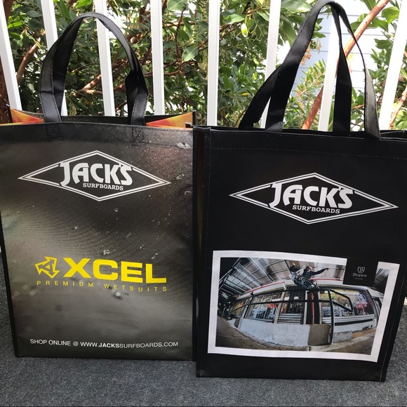 Jacks Surfboards Other - Jack’s Surfboards Reusable Shopping Totes 2 NWT